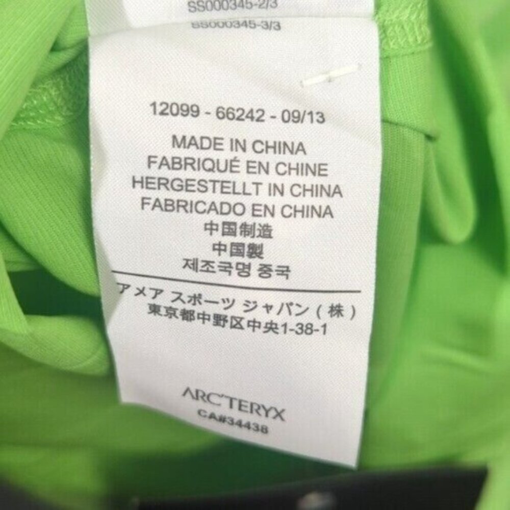 Arc'teryx Shirt Women's S Green Motus Crew Short Sleeve Tee Outdoor Hiking NWT - Picture 11 of 12